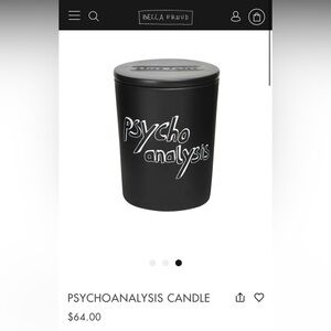 Bella Freud “Psychoanalysis” Candle